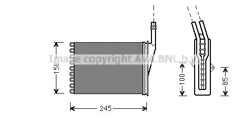 AVA QUALITY COOLING Lämmityslaitteen kenno RTA6250